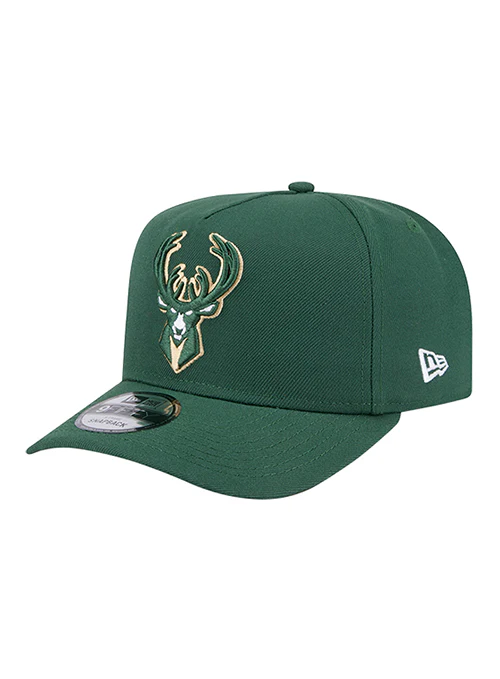 Youth New Era 9Seventy Conference Patch Milwaukee Bucks Snapback Hat