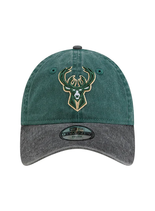 Youth New Era 9Twenty Select Milwaukee Bucks Adjustable Hat - Image 3