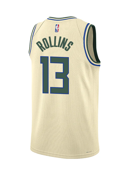 Nike 2025-26 City Edition Ryan Rollins Milwaukee Bucks Swingman Jersey - Image 2